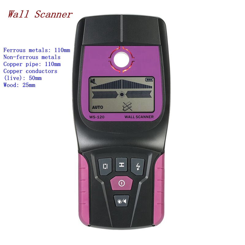 Water Leak Detector Wired - WS120 Muur Scanner Multifunctionele Muur Detector