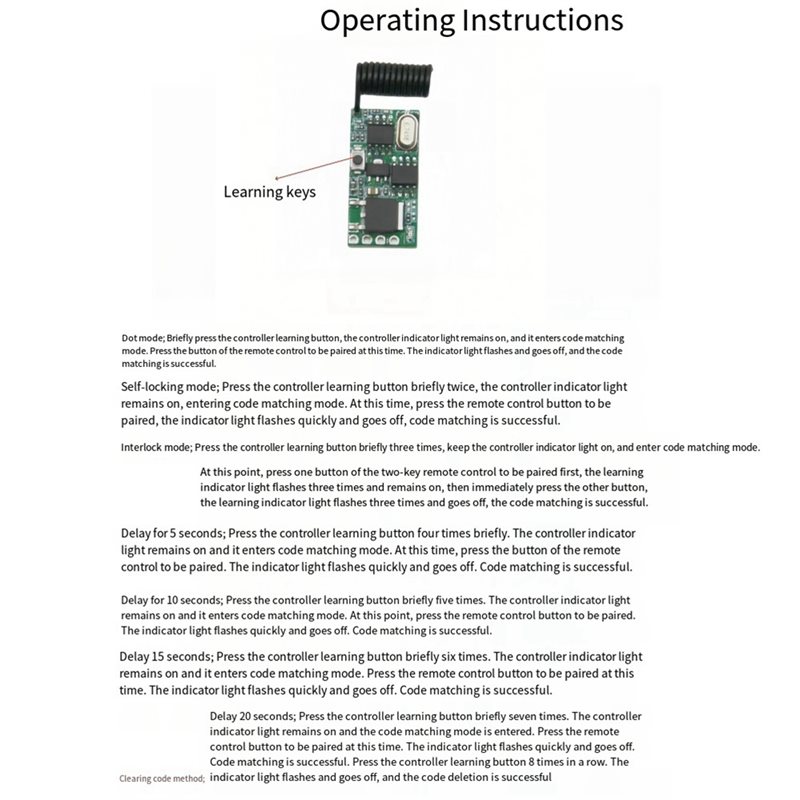 Hot-For RF Schakelcontroller + - 433Mhz Receiver Module recensie en prijs