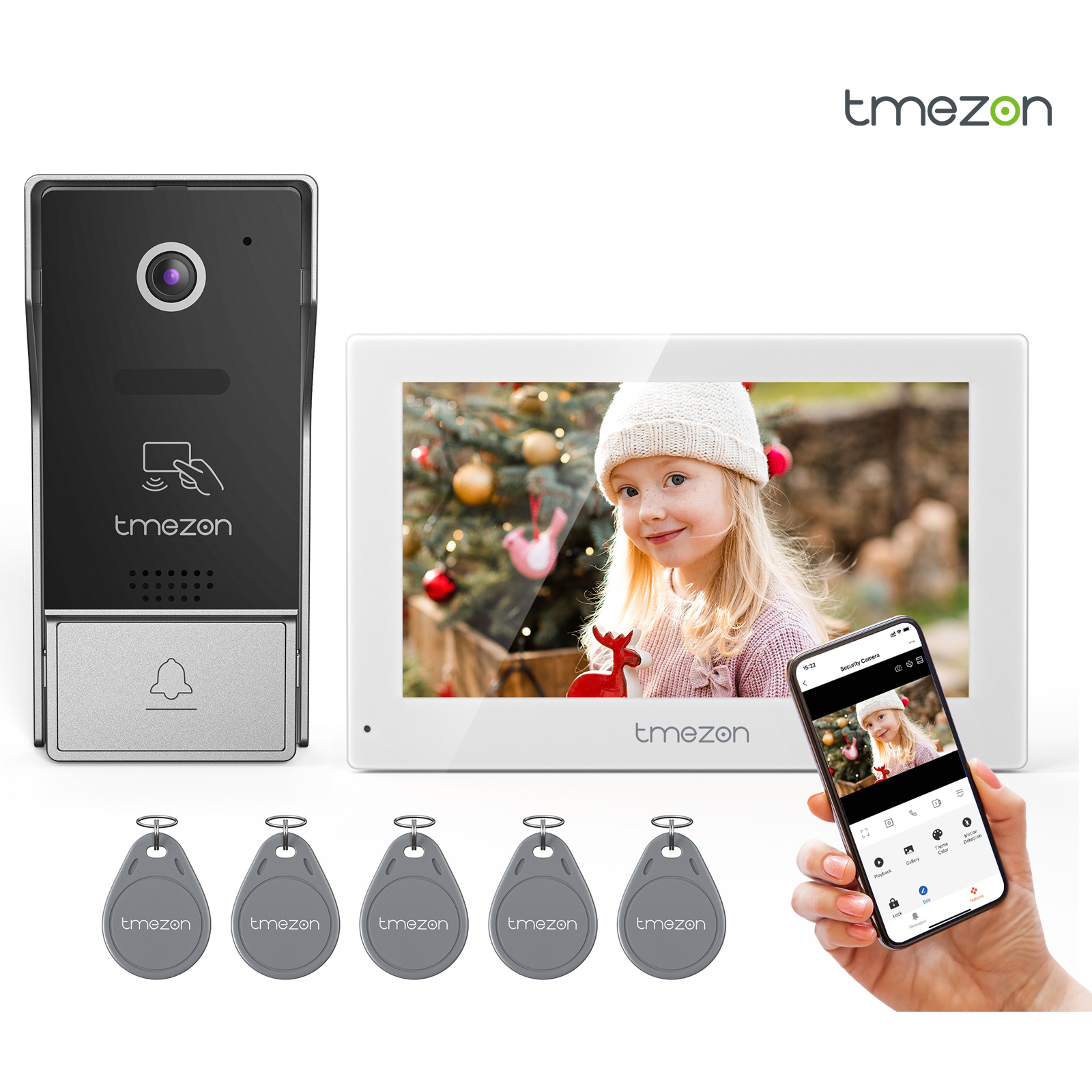 7 Inch Tuya 1080P draadloze Wi - Smart Doorbell Wired recensie en prijs