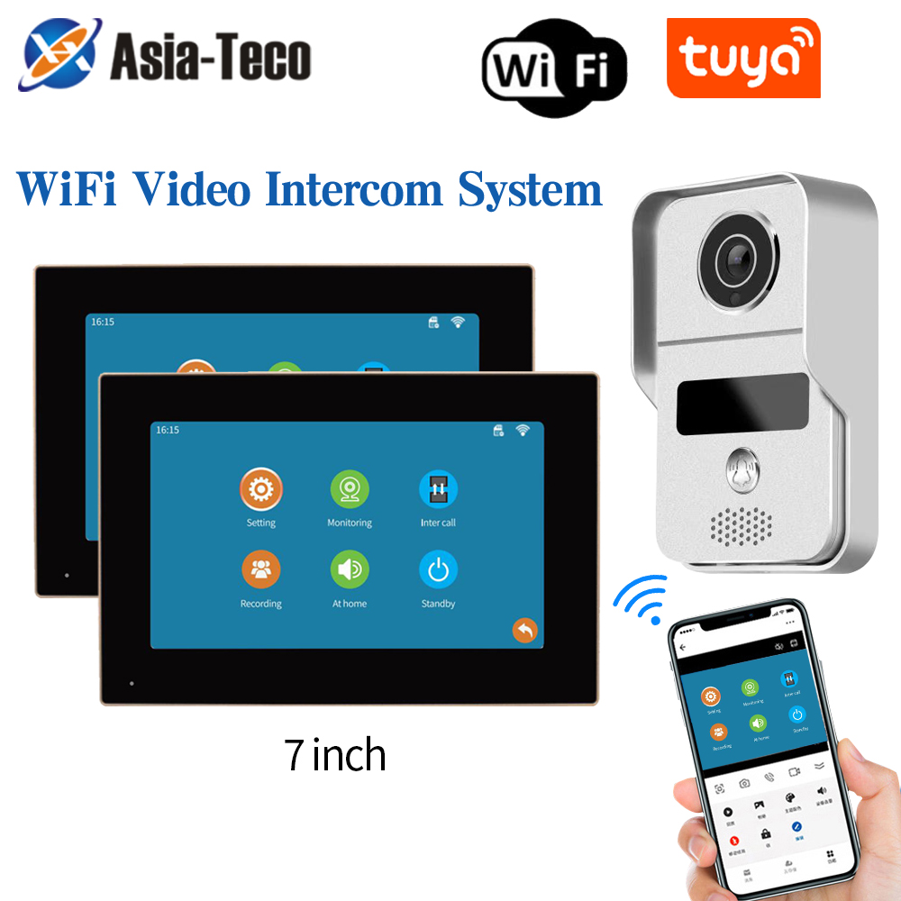 1080P 7 Inch WiFi Video-interc - Smart Doorbell Wired recensie en prijs